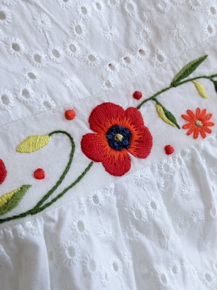 La frise Florale - Broderie - Anna Rose patterns