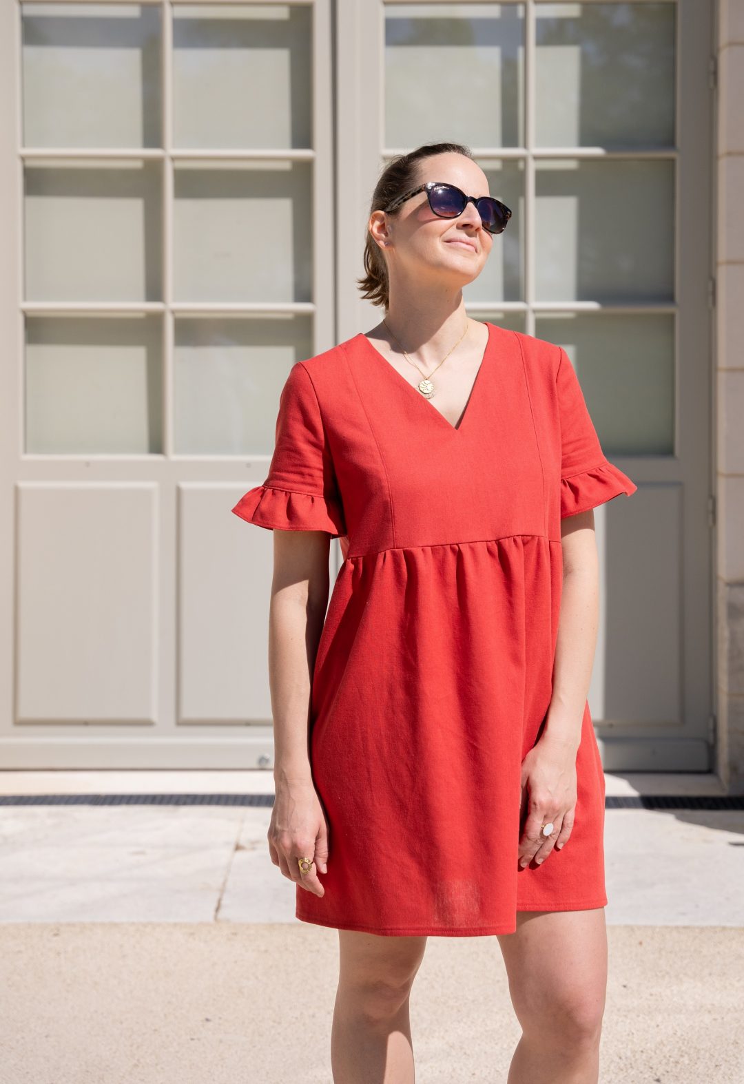 Robe Fame - graphique, féminine et modulable - Anna Rose Patterns