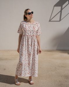 Robe Héléa - Patron de robe longue - Anna Rose patterns