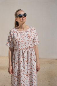 Robe Héléa - Patron de robe passepoil - Anna Rose patterns