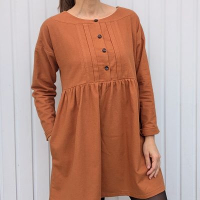 Patron robe automne - Robe Héléa - Anna Rose patterns