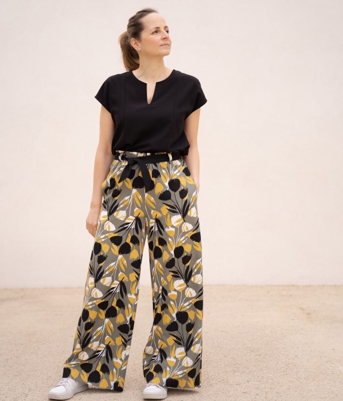 Modèle Hélium - Pantalon large - Anna Rose patterns