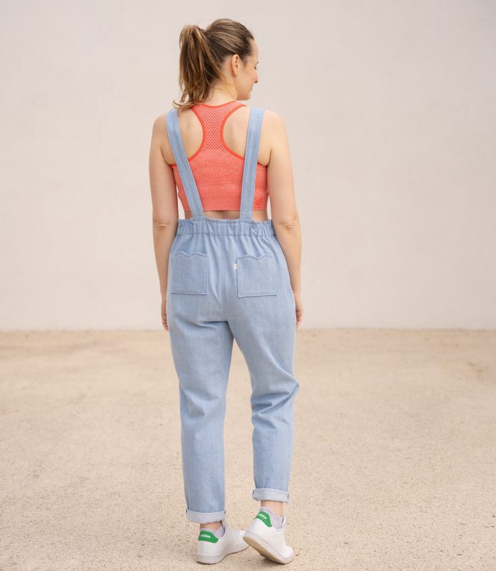 Modèle Hélium - Salopette en jeans - Anna Rose patterns