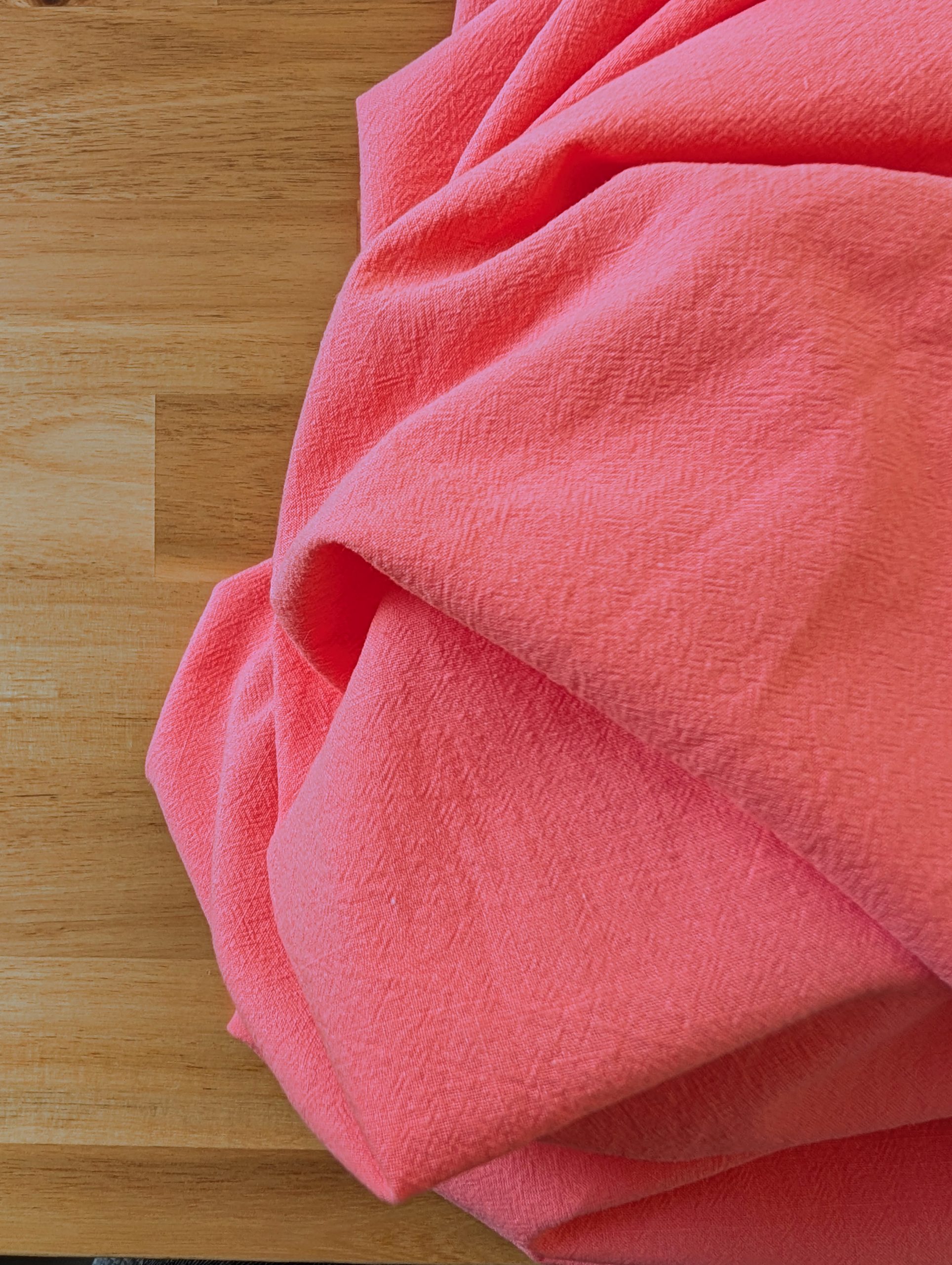 Coton lavé blush - Tissu couture - Anna Rose patterns Coton lavé blush - Tissu couture - Anna Rose patterns