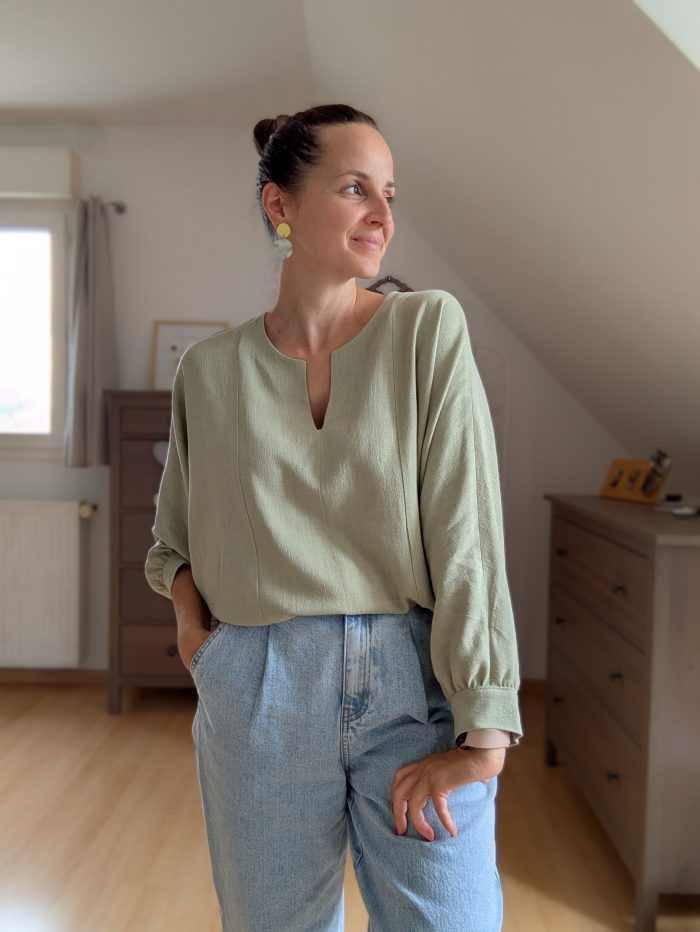 Blouse en lin - Anna Rose patterns