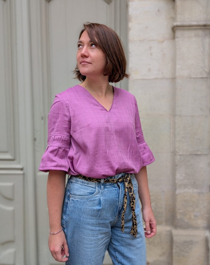 Blouse de printemps - Blouse Myrtilles - Anna Rose patterns