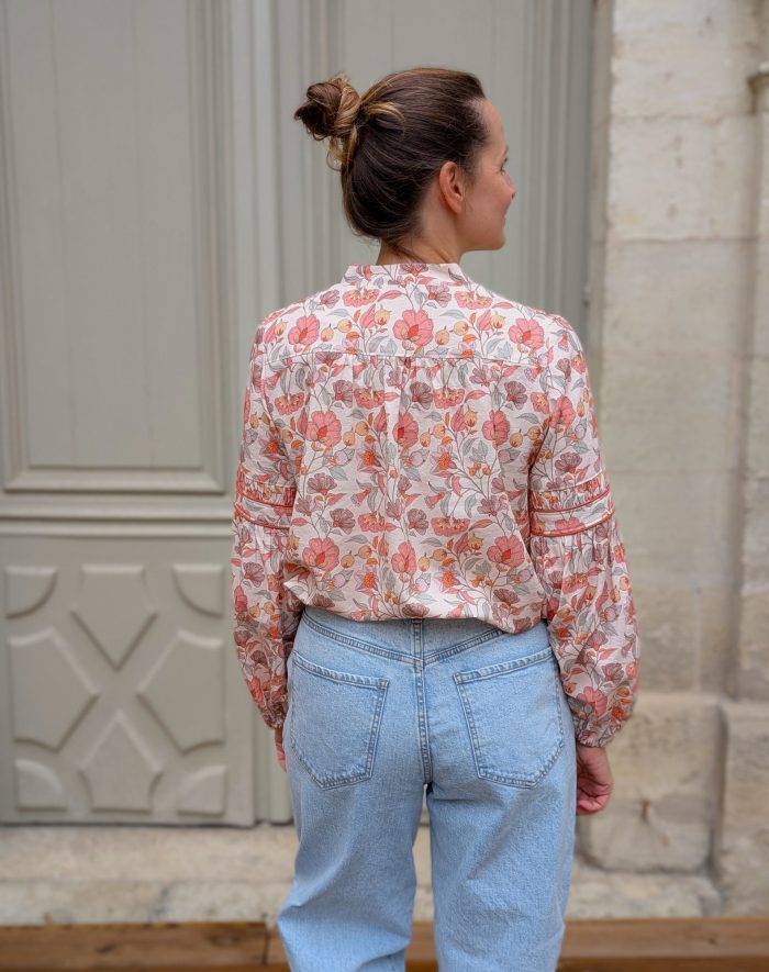 Blouse fleurie - Patron de couture - Anna Rose patterns