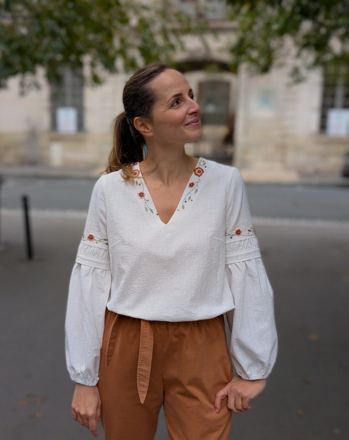 Patron de blouse femme - Blouse Myrtille - Anna Rose patterns