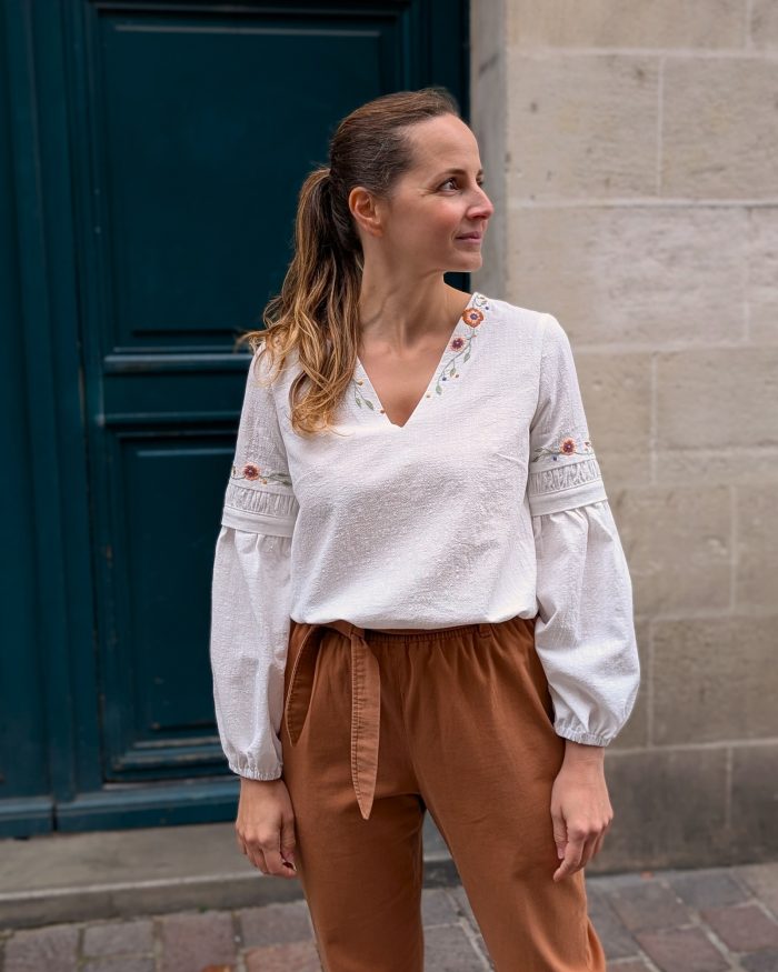 Patron de blouse - Blouse Myrtille - Anna Rose patterns