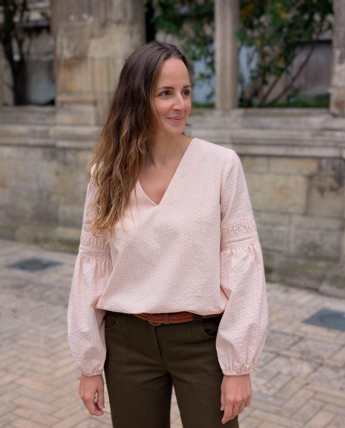Blouse décolleté V - Patron de couture - Anna Rose patterns