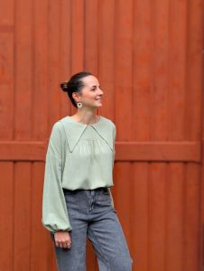 Patron blouse col oversize - Blouse Manna - Anna Rose patterns