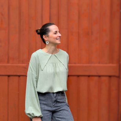 Patron blouse col oversize - Blouse Manna - Anna Rose patterns