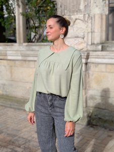 Patron blouse col oversize - Blouse Manna - Anna Rose patterns