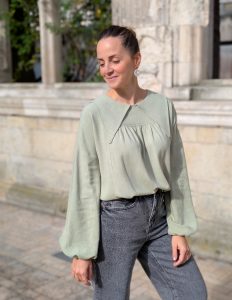 Patron blouse col oversize - Blouse Manna - Anna Rose patterns