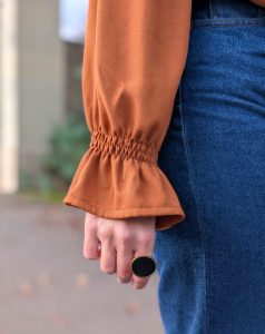 Coudre poignet smocké - Anna Rose patterns