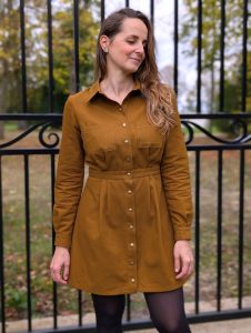 Robe Malonne - Patron de robe saharienne - Anna Rose patterns