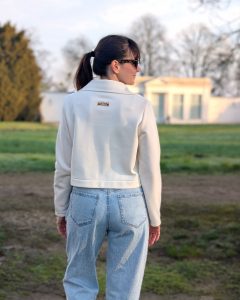 Patron de sweat rétro - Gilet Naya - Anna Rose patterns