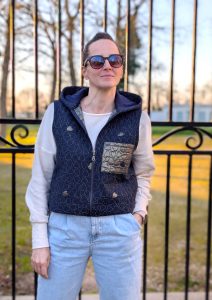 Doudoune sans manches - Patron de couture - Anna Rose patterns