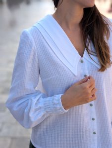 Patron blouse romantique - blouse NYMPHES - Anna Rose patterns
