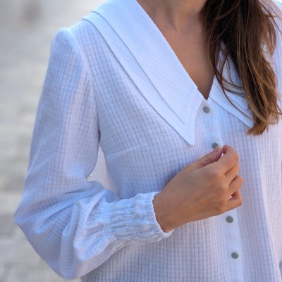Patron blouse romantique - blouse NYMPHES - Anna Rose patterns