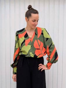 Patron blouse poignet créatif - blouse NYMPHES - Anna Rose patterns