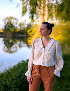 Blouse double gaze - Blouse NYMPHES - Anna Rose patterns