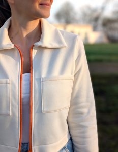 Patron de sweat rétro - Gilet Naya - Anna Rose patterns