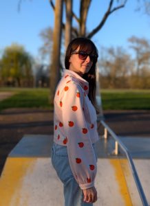 Patron de gilet court - Gilet Naya - Anna Rose patterns