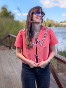 Patron blouse nœud - blouse NYMPHES - Anna Rose patterns