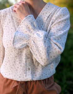 Blouse double gaze - Blouse NYMPHES - Anna Rose patterns