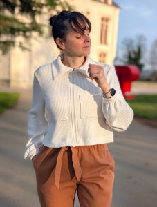 Patron de gilet zippé - Gilet Naya - Anna Rose patterns