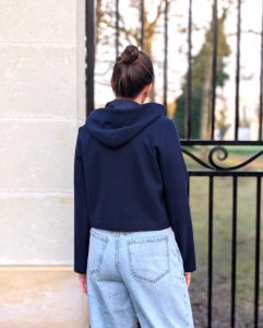 Patron veste à capuche - Gilet Naya - Anna Rose patterns