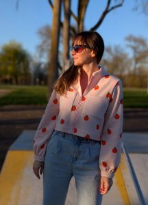 Patron de gilet zippé - Gilet Naya - Anna Rose patterns