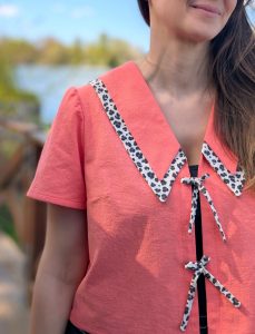 Patron blouse nœud - blouse NYMPHES - Anna Rose patterns