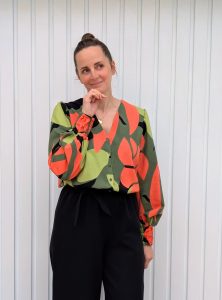 Patron blouse colorée - blouse NYMPHES - Anna Rose patterns