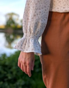 Blouse poignet smocké - Blouse NYMPHES - Anna Rose patterns