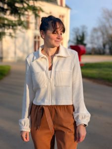 Patron de gilet zippé - Gilet Naya - Anna Rose patterns