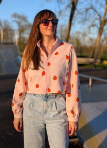 Patron de sweat zippé - Gilet Naya - Anna Rose patterns