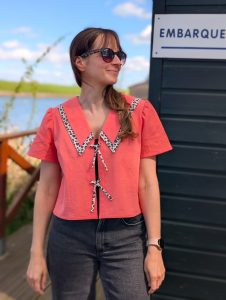 Patron blouse nœud - blouse NYMPHES - Anna Rose patterns