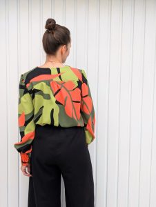 Patron blouse colorée - blouse NYMPHES - Anna Rose patterns