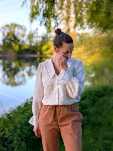 Blouse poignet smocké - Blouse NYMPHES - Anna Rose patterns