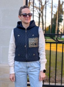 Patron de sweat zippé - Gilet Naya - Anna Rose patterns