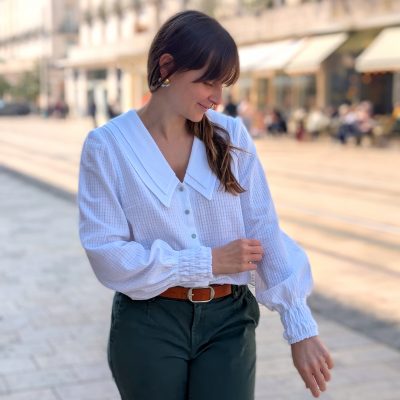 Patron chemise romantique - blouse NYMPHES - Anna Rose patterns