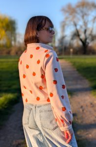 Patron de gilet court - Gilet Naya - Anna Rose patterns