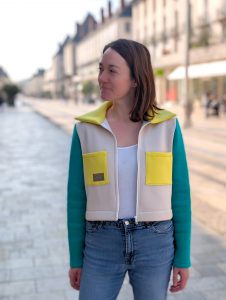 Veste color blocks - Patron de couture -Anna Rose patterns