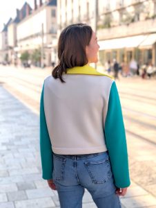 Veste color blocks - Patron de couture -Anna Rose patterns