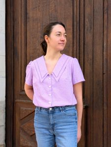 Patron chemisette - Blouse NYMPHES - Anna Rose patternsa