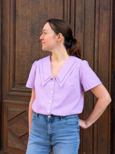 Patron chemise double cols - blouse NYMPHES - Anna Rose patterns