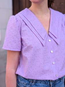 Patron chemise double cols - blouse NYMPHES - Anna Rose patterns
