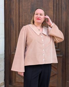 Patron blouse col - Blouse NYMPHES - Anna Rose patterns